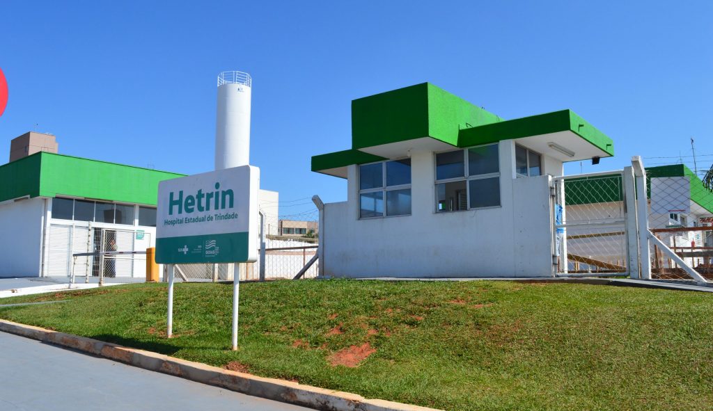 Fachada do Hospital Estadual de Trindade (Hetrin), uma das unidades que o Núcleo de Epidemiologia recebeu a certificação