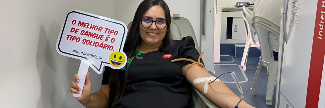 Hemocentro de Goiás coleta 71 bolsas de sangue e três cadastros de medula óssea em parceria com o Hospital Estadual de Trindade (Hetrin), unidade gerida pelo Instituto de Medicina, Estudos e Desenvolvimento (IMED)