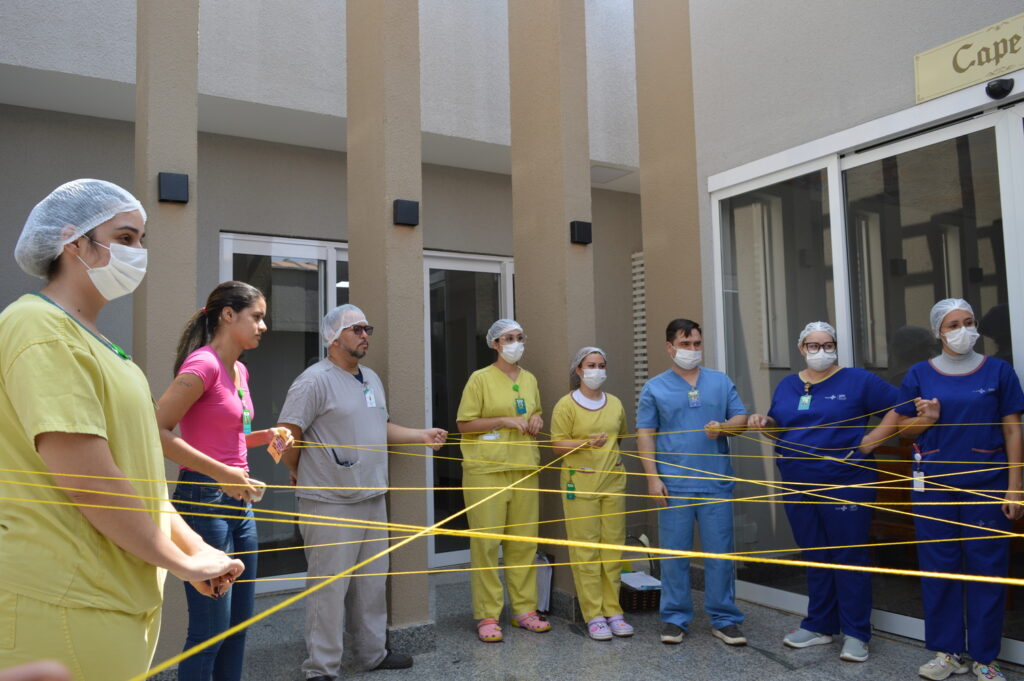 Hospital Estadual de Trindade - Hetrin, unidade gerida pelo Instituto de Medicina, Estudos e Desenvolvimento (IMED) realizou diversas atividades com colaboradores na Semana da Saúde Mental
