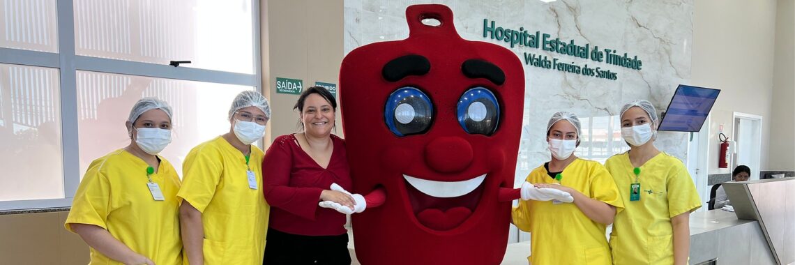 Coleta de sangue Goiás, Hemocentro de Goiás, Doar sangue Trindade, Ação de doação de sangue, Importância da doação de sangue, Hetrin, Saúde