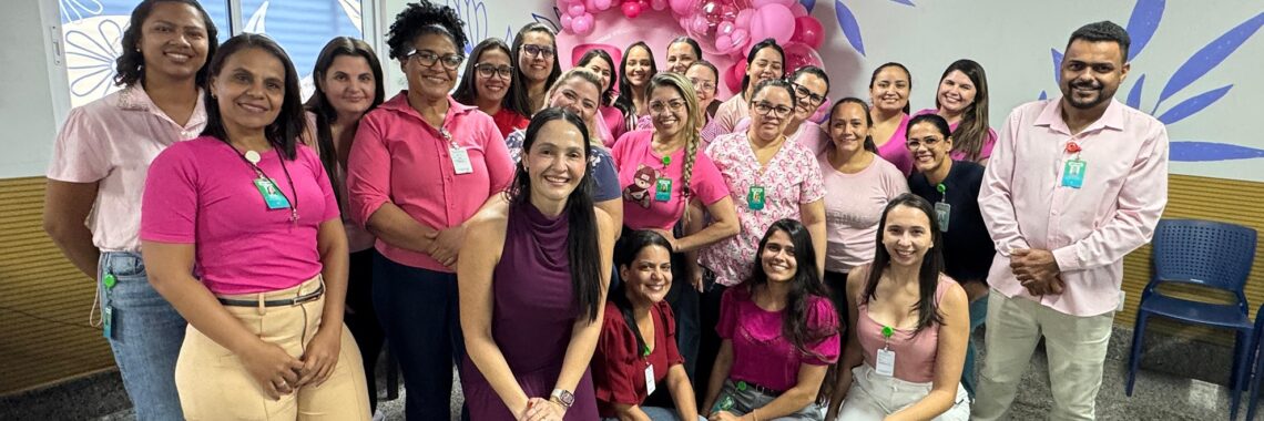 O Hospital Estadual de Trindade (Hetrin), em Goiás, realizou ações especiais da campanha Outubro Rosa voltadas para pacientes, acompanhantes e colaboradores.
